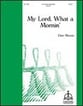 My Lord, What A Mornin' Handbell sheet music cover